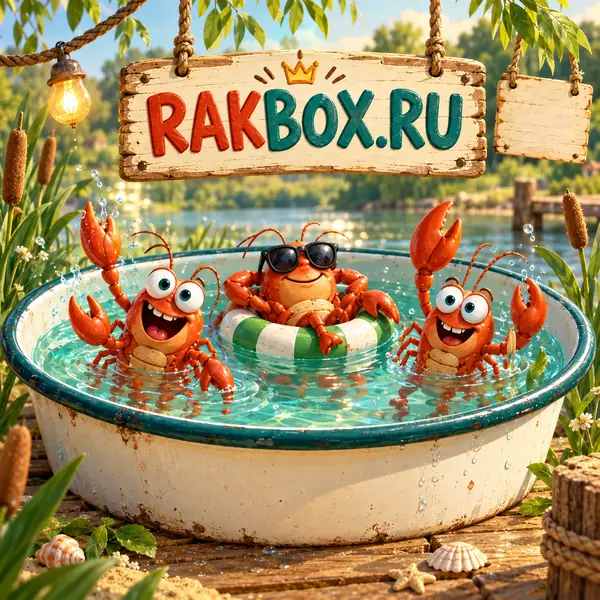 RAKBOX.RU — весёлые раки в эмалированном тазу